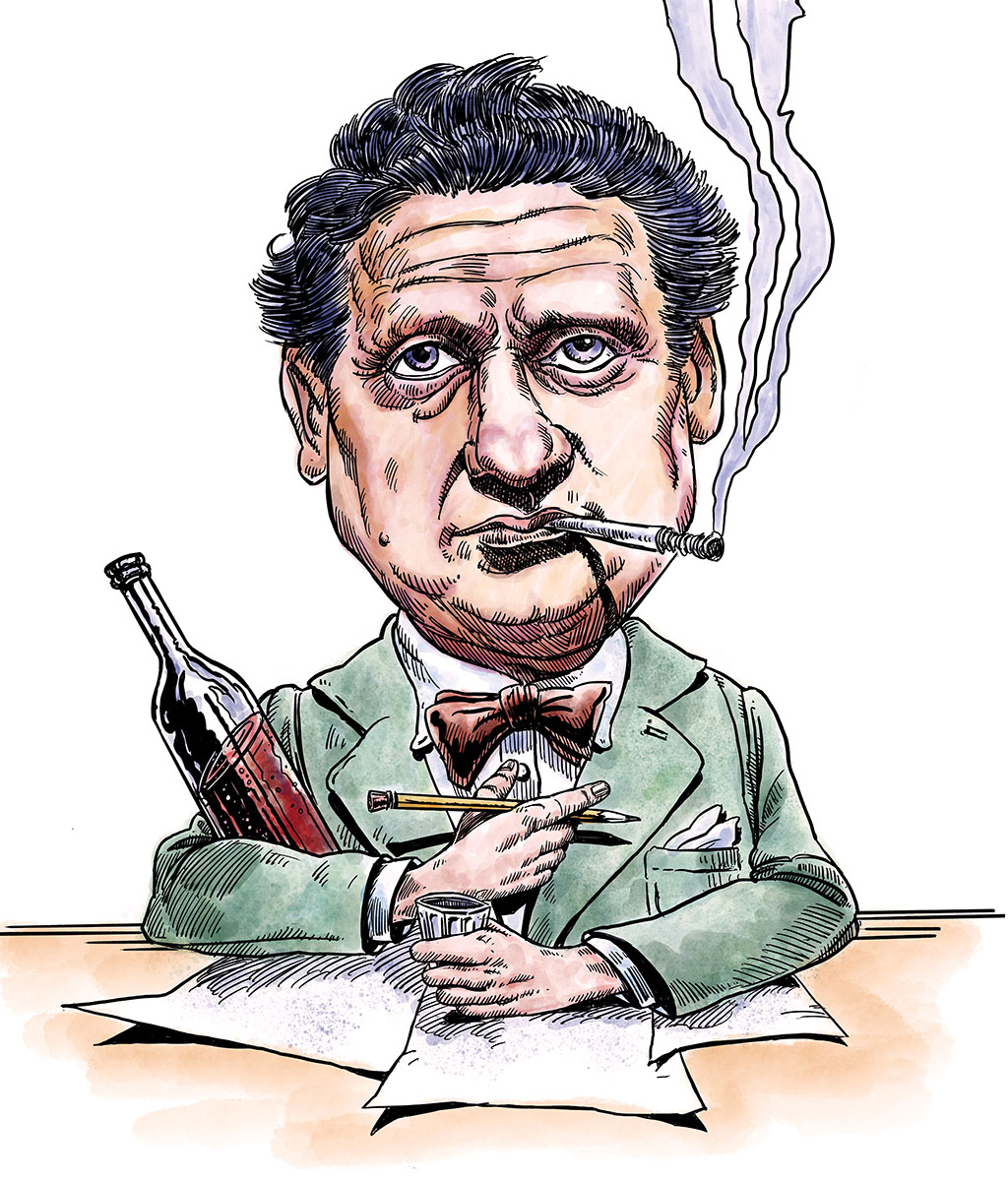  Dylan Thomas-iPad sketch 