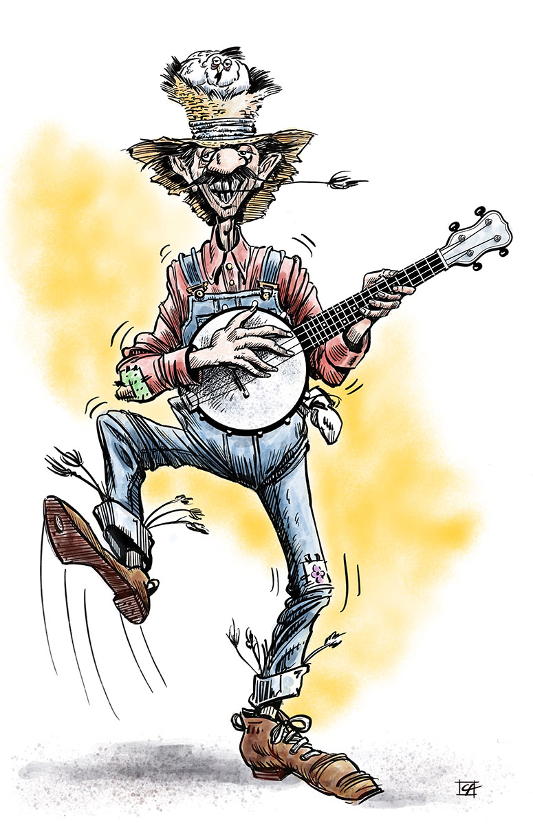  Banjo Bill-iPad sketch 